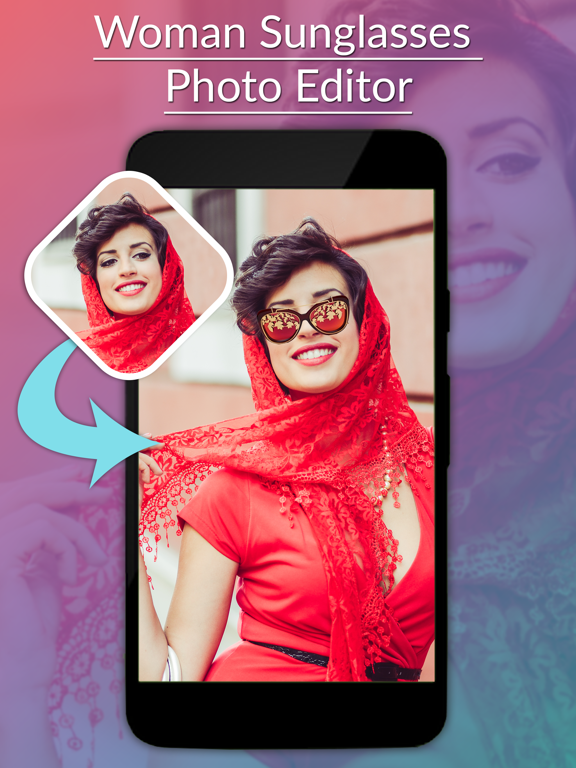Screenshot #6 pour Woman Sunglasses Photo Editor -Sunglasses Stickers