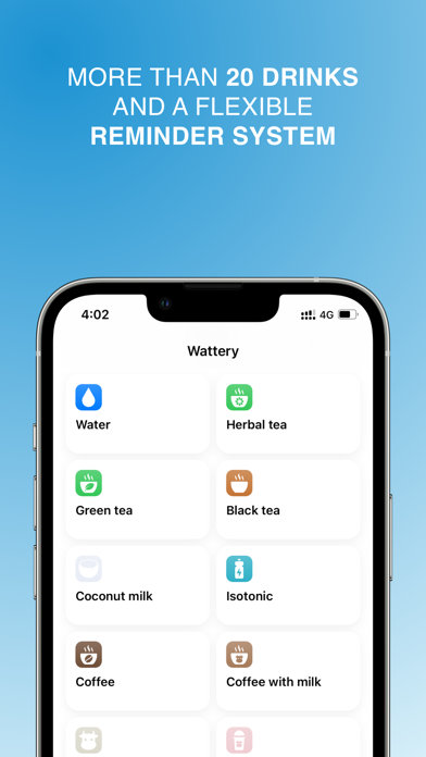 Wattery: Daily Water Tracker Screenshot