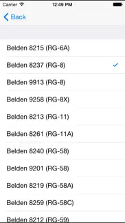 transmission line calc iphone capturas de pantalla 4
