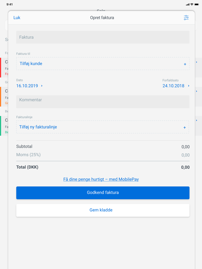 Dinero Regnskabsprogram