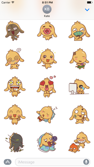 Silly Dog Cute - Fc.Sticker(圖1)-速報App