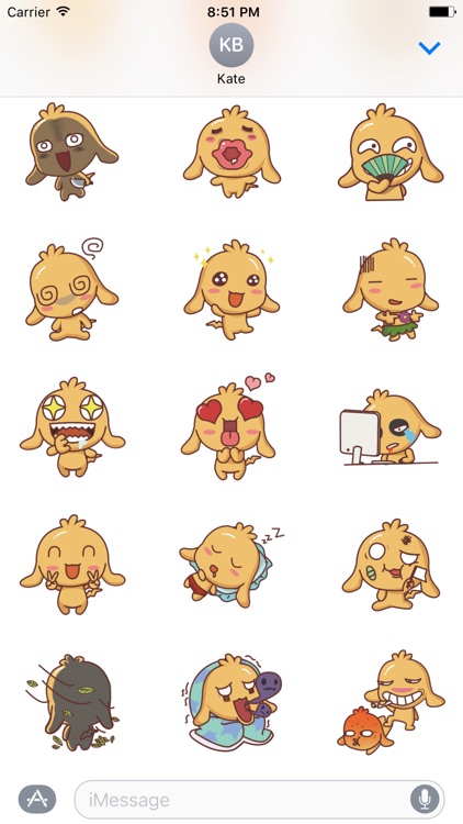 Silly Dog Cute - Fc.Sticker