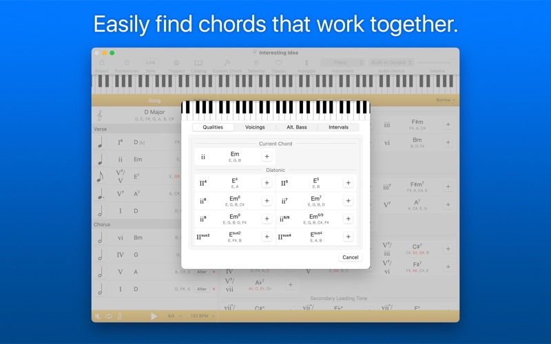 Suggester - Chords and Scales Screenshot