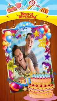 happy birthday photo frame & greeting card.s maker iphone screenshot 4