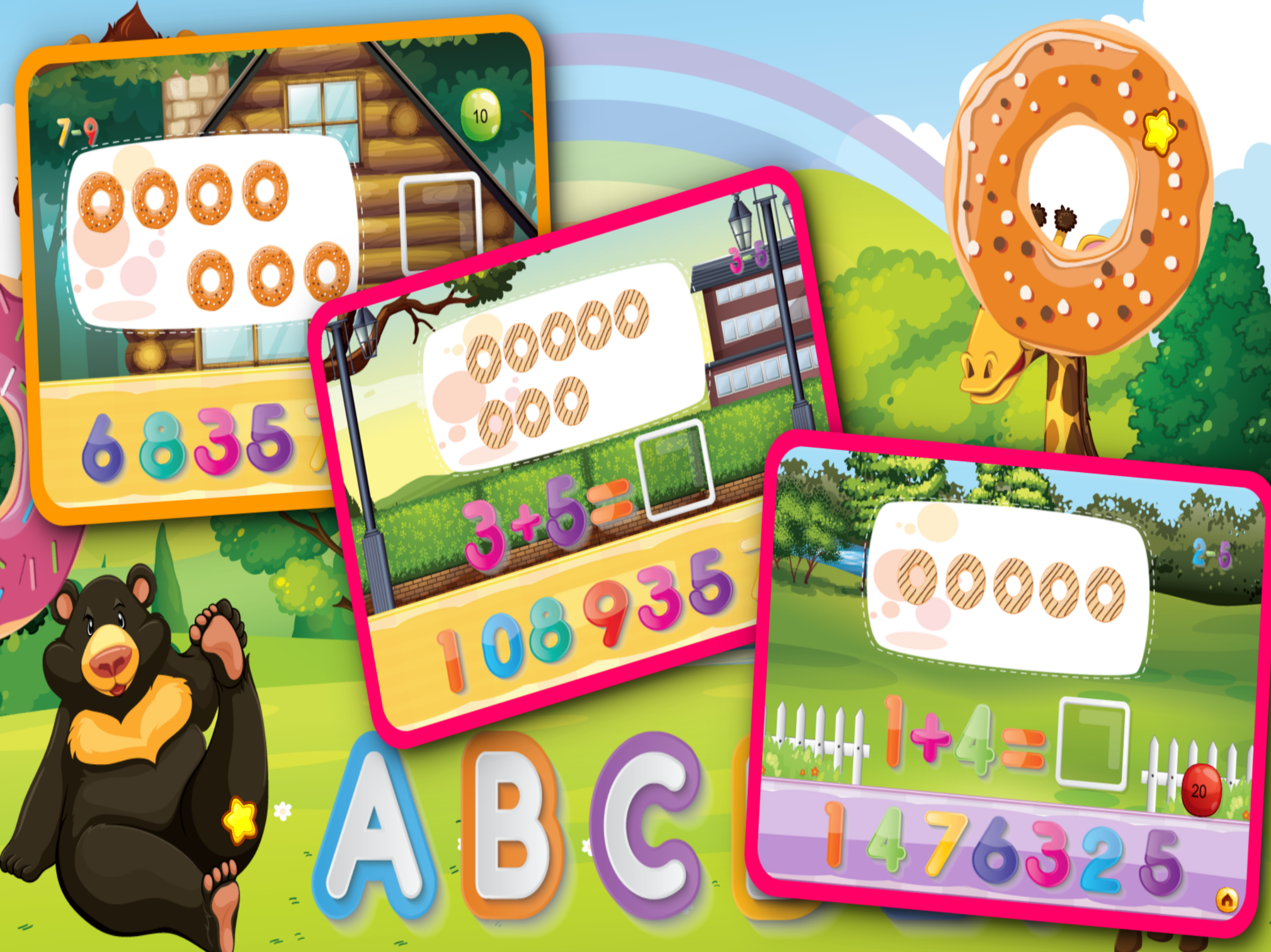 Donut Abc Learning Animals And Letters Game screenshot 6