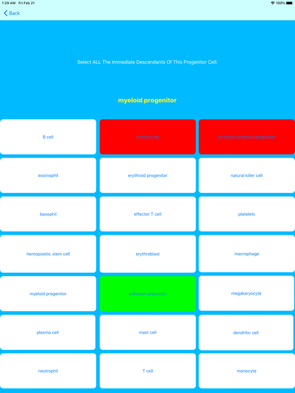 Screenshot #5 pour Immune Cells Tutor