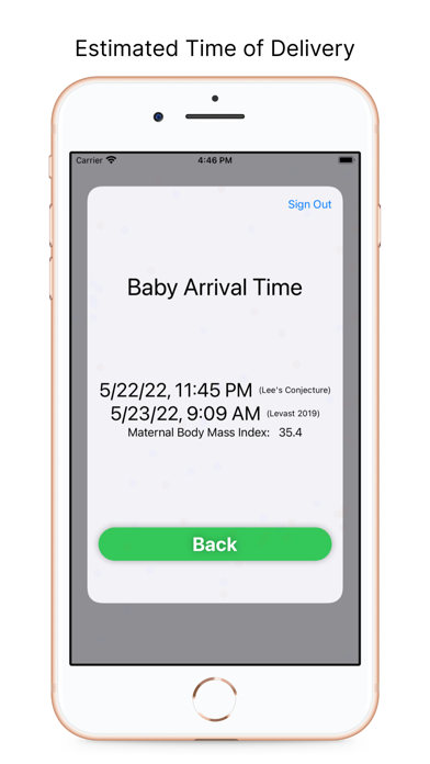 Baby Arrival Time Screenshot