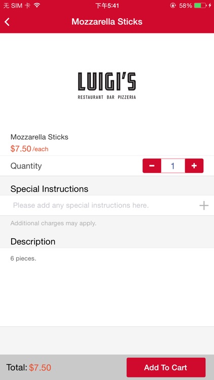 Luigi's Italian Pizza