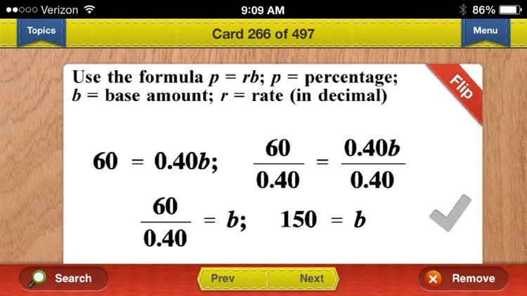 CAHSEE Exit Math Prep Flashcards Exambusters screenshot-3