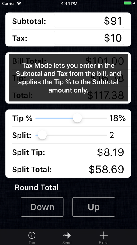 Tip Calculator % Pro App Store screenshot 3