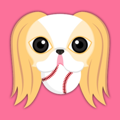 Blonde Lemon Japanese Chin Stickers for iMessage