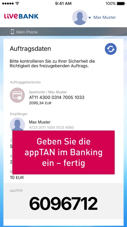 LiveBANK TAN screenshot-3