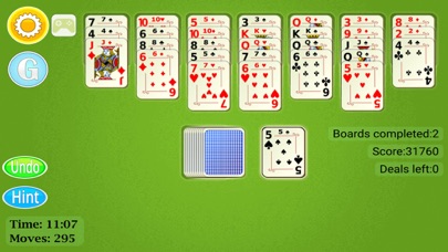 Golf Solitaire Mobile Screenshot