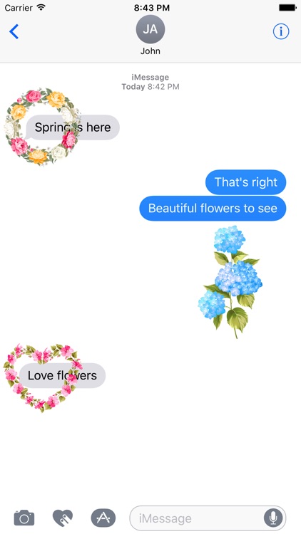 Spring Flowers Limited Edition Stickers screenshot-3