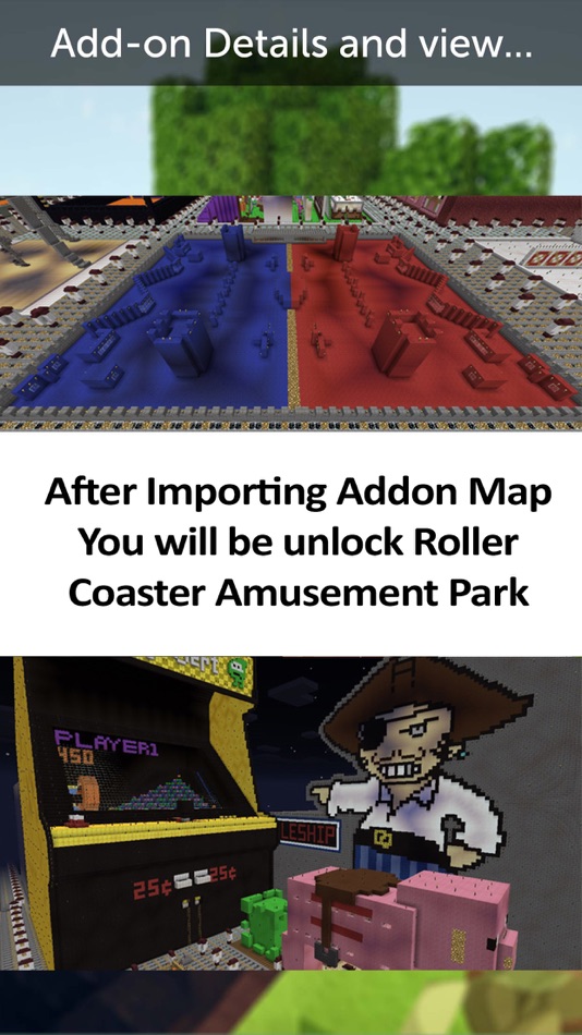 #2. Roller Coaster Map for Minecraft PE (iOS) 由: Nadeem Mughal