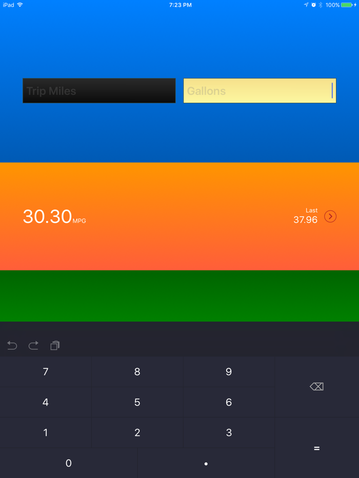 QuickMPG - gas mileage calculator