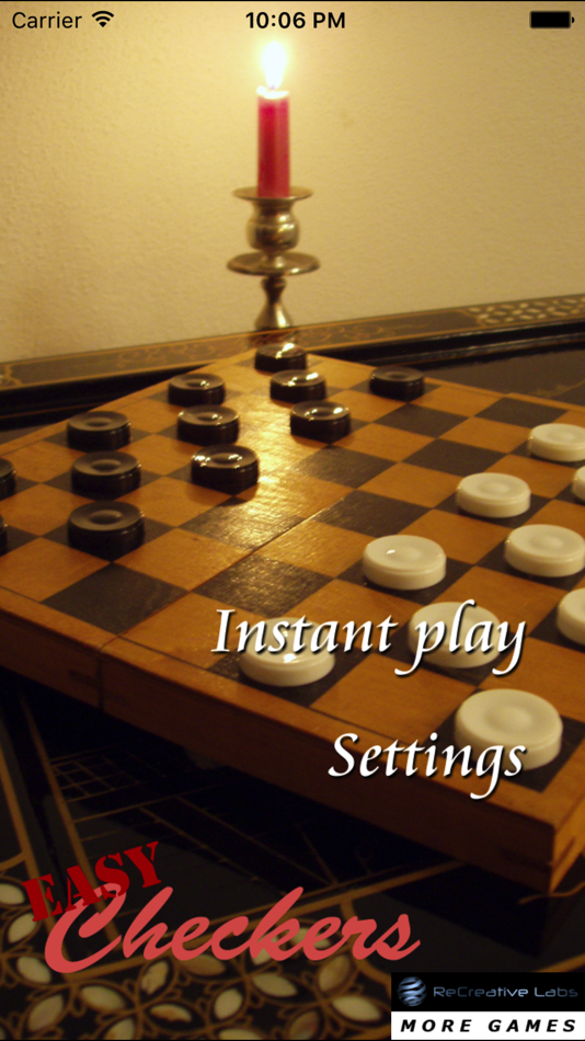 #1. Easy Checkers' Fun! (iOS) 由: ReCreative Labs