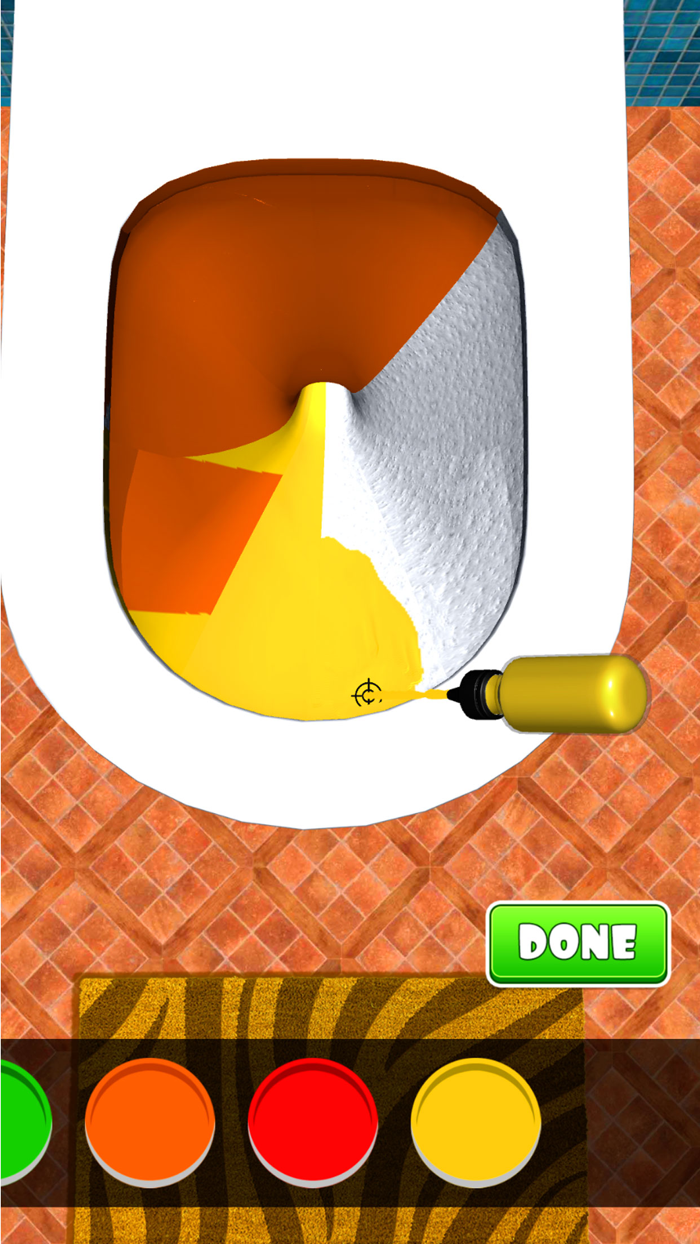 Toilet Clean Mixing chemicals