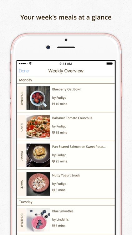 Fudigo – Healthy Personalized Recipes & Meal Plans screenshot-3