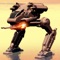 Icon Iron Robot Shooting Battle