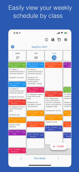 Game screenshot Class Planner 2 mod apk