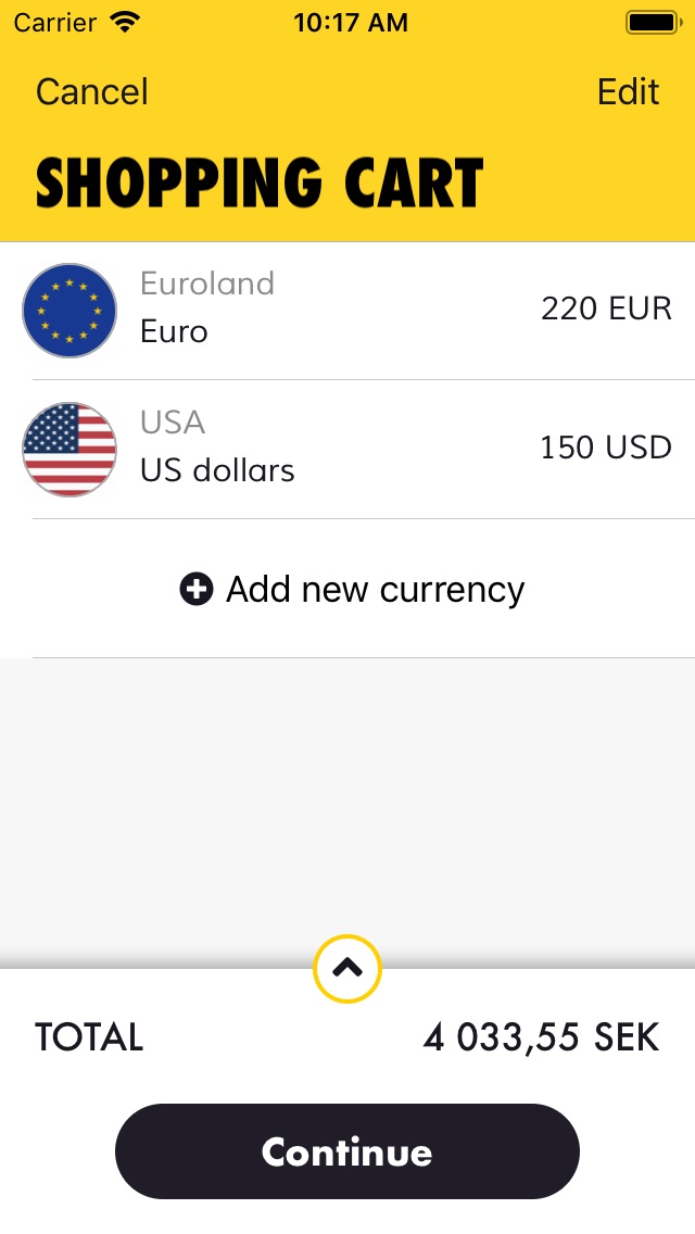 iPhone screenshot