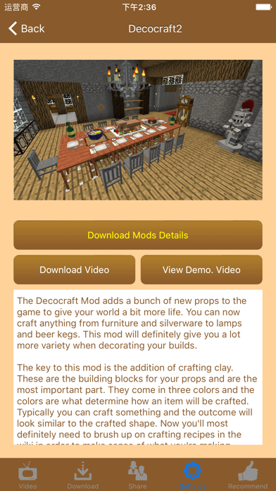 Latest Furniture Mods for Minecraft (PC) Screenshot 1