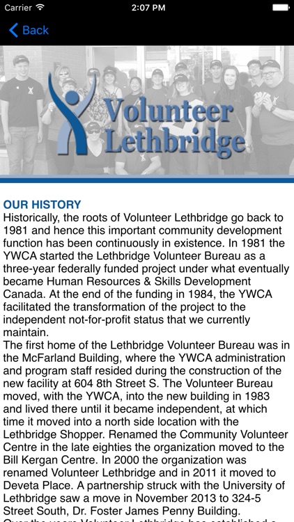 Volunteer Leth. Agency Connect