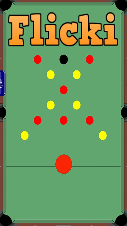 Flicki : 2 Player Pool and Carrom Style Game
