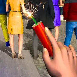 VR Bang Fireworks 3D New Year app icon