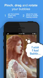 bubble+ add speech captions & quotes to photos iphone screenshot 4