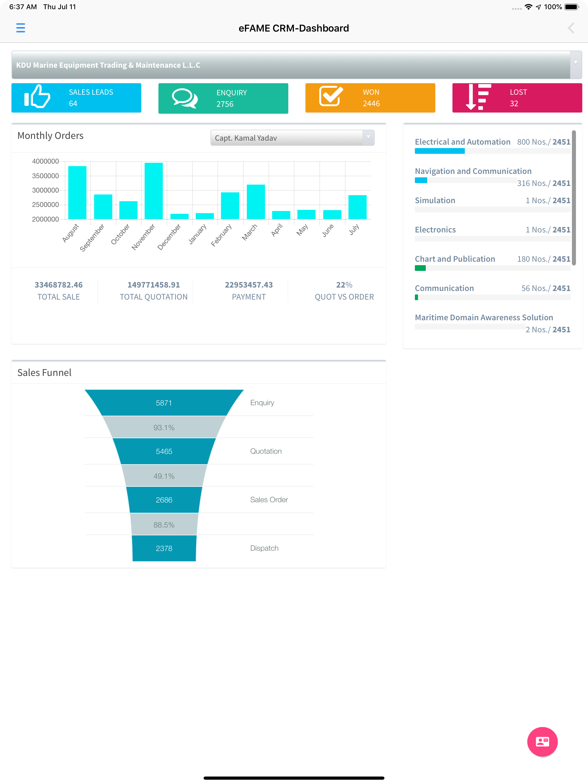 KDU CRM screenshot 7