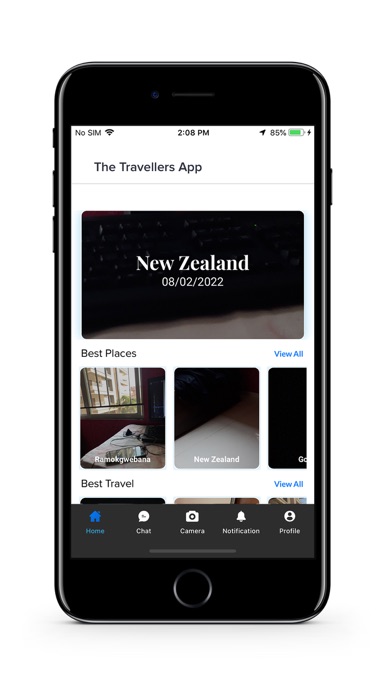 The Traveler’s App Screenshot