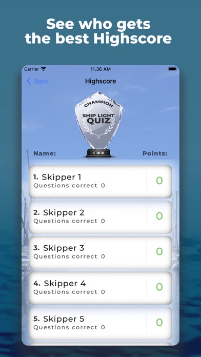 Skibslys Quiz Screenshot