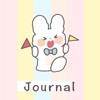 Diary Card - journal with lock icon