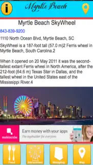 myrtle beach tourist guide iphone screenshot 1