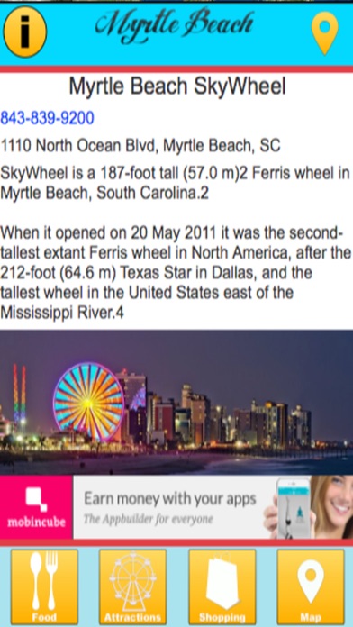 Screenshot #1 pour Myrtle Beach Tourist Guide