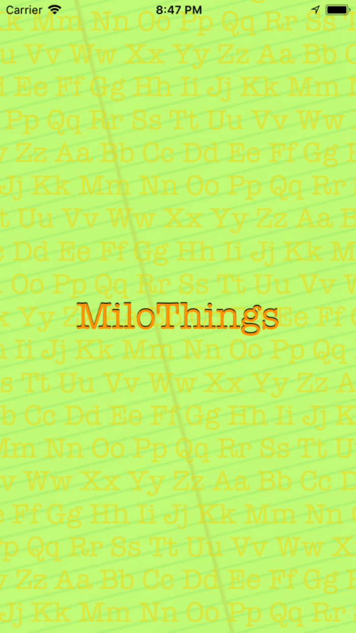 Milo Letters