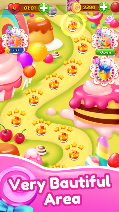 Candy Sweet Legends Match 3 Screenshot