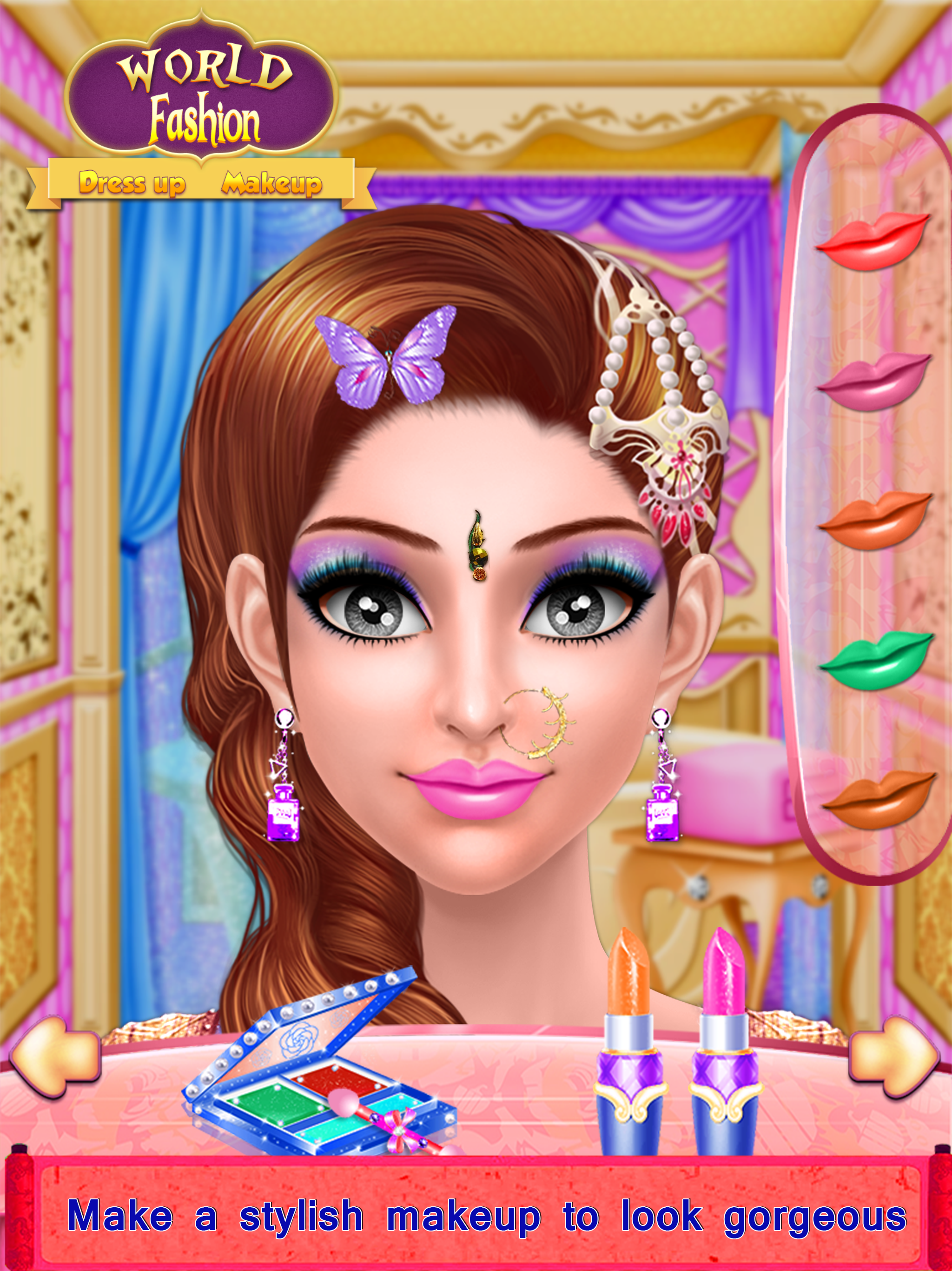 World Fashion Dressup & Makeup