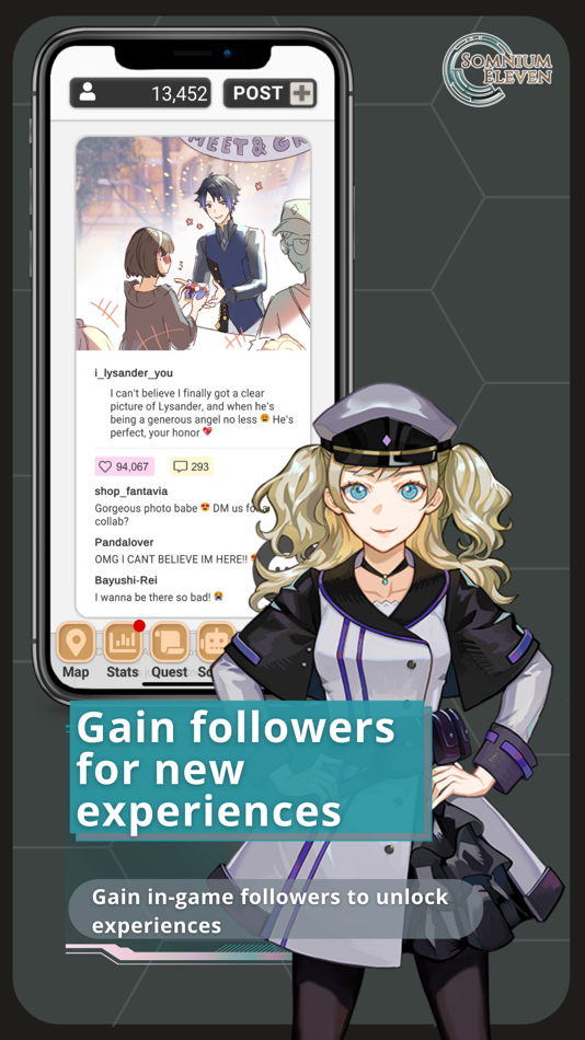#4. Somnium Eleven: Dating Sim RPG (iOS) 由: Nochi Games