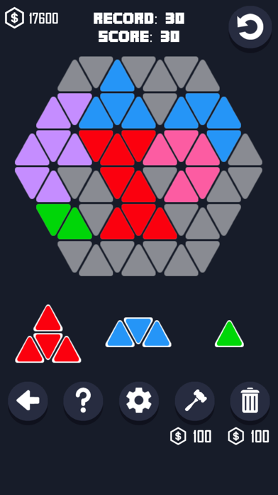 Screenshot #2 pour Make Hexagon - Merge Six Hexa