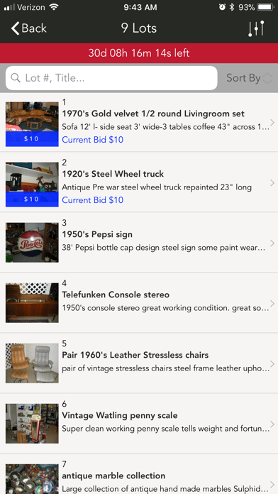 Lloyds of Lakeland Auction Screenshot