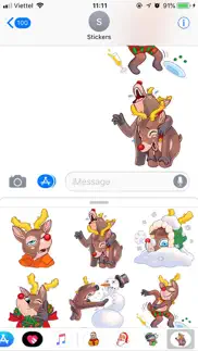 christmas mr deer sticker 2019 iphone screenshot 3