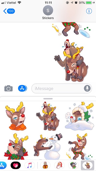 Screenshot #3 pour Christmas Mr Deer Sticker 2019