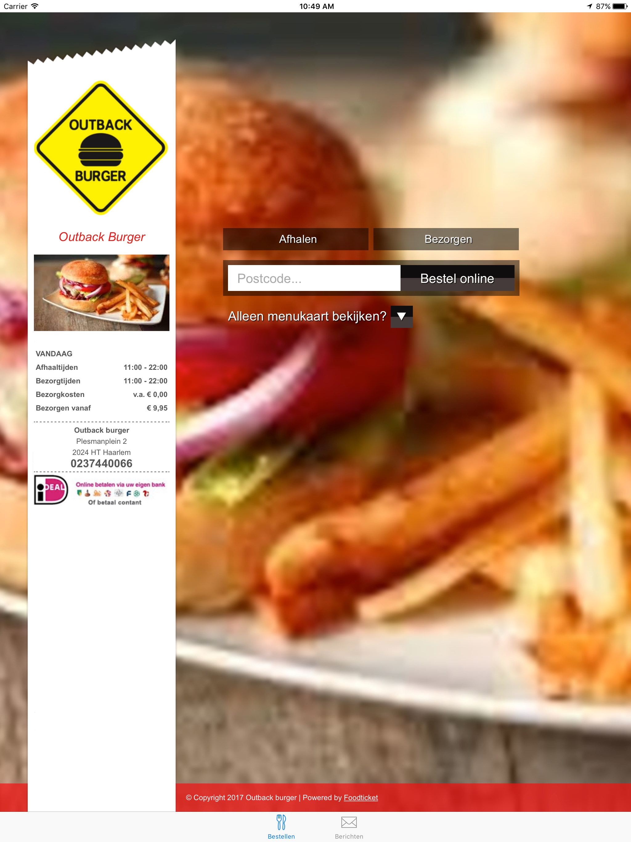 Outback burger