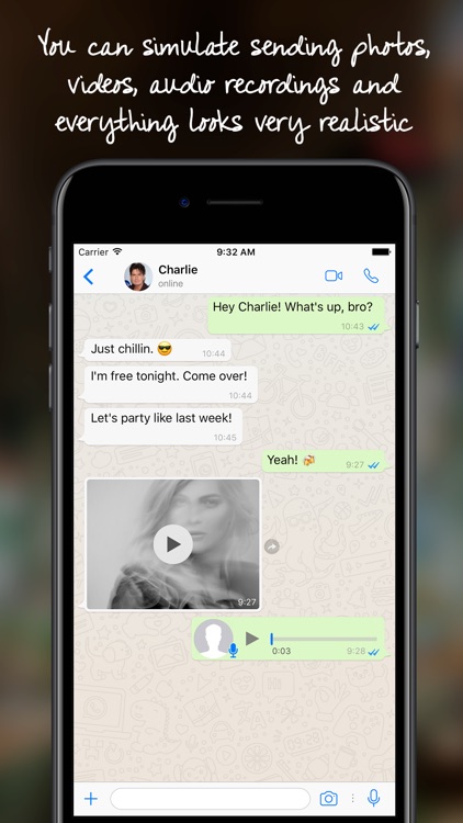 WhatsFake Pro - Create Fake Whats Chats