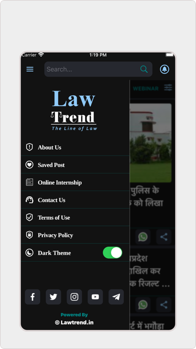 Law Trend Screenshot