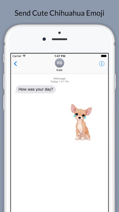 Chihuahuamoji - Chihuahua Emoji & Stickersのおすすめ画像1