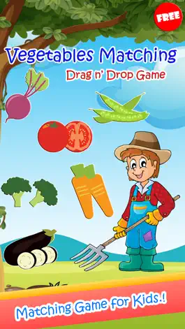 Game screenshot Vegetables Names Vocabulary & Drag And Drop Games mod apk